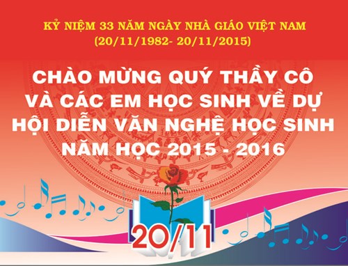 Hội diễn văn nghệ chào mừng ngày nhà giáo việt nam 20/11 vòng chung kết xếp hạng